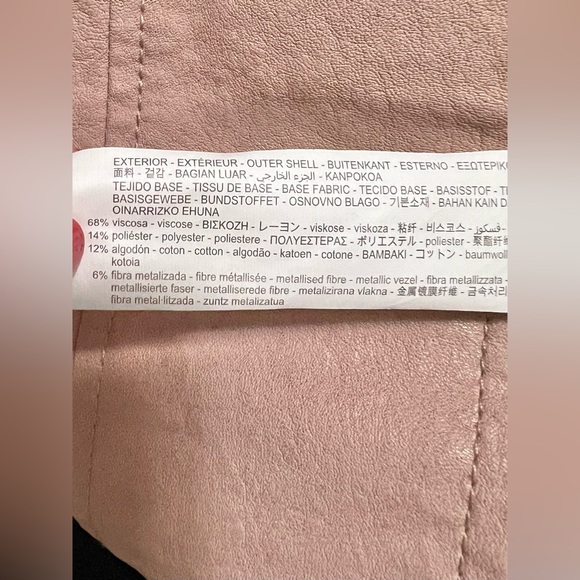 Zara Basic Faux Leather Biker Jacket (S) - Picture 6 of 6